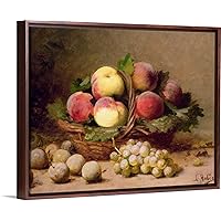 Paint by Numbers for Adults Kids, Easy DIY Painting by Numbers Kits for Beginner,on Oil Canvas with Paints and Brushes, — Still Life of Fruit, by Leon Charles Huber
