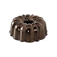 Nordic Ware Pro Cast Original Bundt Pan Bakeware, 12 Cup, Bronze