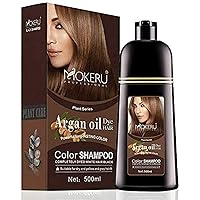 Argan Oil Wash Dye Shampoo Colour 500ml (Dark Brown)