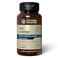 Nature's Sunshine Zinc Lozenge 60 Tablets