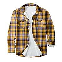 Mens Thin Long Sleeve Shirt Fashion Casual Button-Down Lapel Long-Sleeved Printed Cardigan Jacket