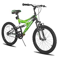 JOYSTAR 16 18 20 Inch Kids' Bike for Kids Ages 5-13 Years Old, Dual-Suspension Kids Mountain Bike with Training Wheels or Kickstand