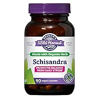 Schisandra Organic Herbal Supplement, 90 Count