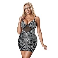 Sparkly Bodycon Dress for Women Sexy Party Night Out