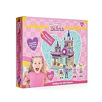 Love Diana Princess D’s Dream Castle Toy Construction Playset / Building Kit (240 Pieces), , CT-LD3524