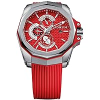 Corum Admiral's Cup Ac-One 45 Tides 277.101.04/F376 AR12 45mm Automatic Titanium Case Red Rubber Anti-Reflective Sapphire Men's Watch