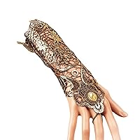 Medieval Gold Lace Gloves Steampunk Lace Fingerless Gloves Beautiful Finger Cosplay Accessories For Valentines Day Lace