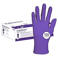 Kimtech™ Purple Nitrile™ Exam Gloves (55080), 5.9 Mil, Ambidextrous, 9.5”, XS, 100 Nitrile Gloves/Box