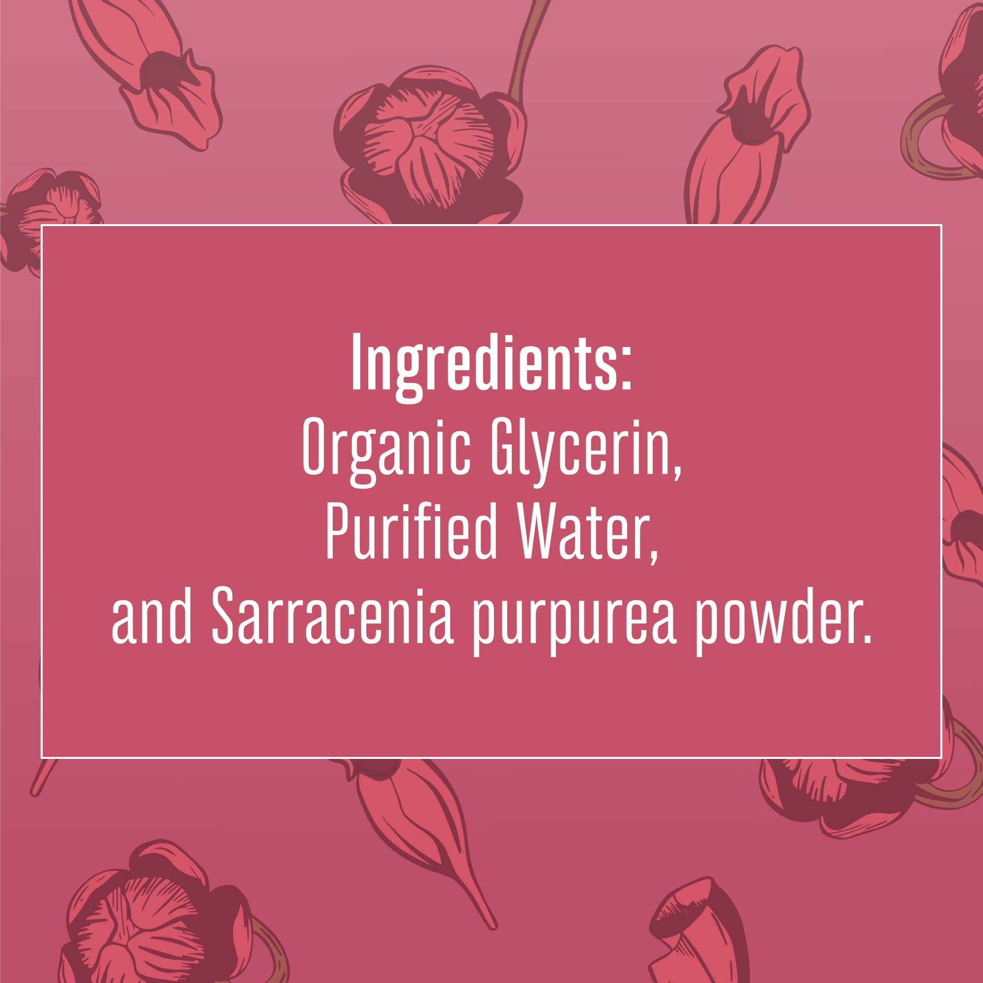 MaryRuth Organics Sarracenia Purpurea Liquid | Sarracenia Purpurea Topical Herbal Liquid | Purple Pitcher Plant | Vegan | Non-GMO | Gluten Free | 2 Fl Oz