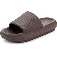 BRONAX Pillow Slippers for Women and Men | House Slides Shower Sandals | Cushioned Thick Sole