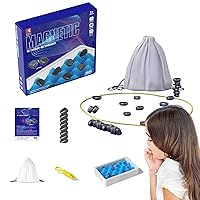 Magnetic Chess Game Set -2024 Fun Board Games for Family, Kids and Adults,Tabletop Board Games Games for 2 Person, Portable Magnet Party Travel Game (Rope+Sponge)