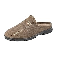 Men's 6V Fit Slip-On Mule in Taupe, Sizes 6 to 12