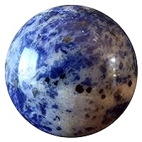 Sodalite Sphere Magic Night Blue Sky Meditation Crystal Ball 1.75-2.0 Inches