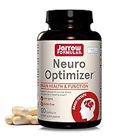 Jarrow Formulas Neuro Optimizer With 7 Neuro-nutrient Ingredients, Dietary Supplement for Brain Health and Antioxidant Support, 120 Capsules, 30 Day Supply