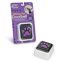 Hunger for Words Talking Pet Doorbell - 1 Piece Doorbell for Dogs, Doggie Doorbell, Perfect for Dog Potty Training, Talking Dog Buttons