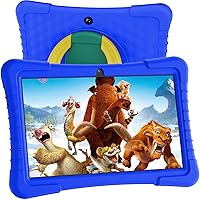 YOBANSE Kids Tablet, 10 inch Tablet for Kids Android 12 Tablet 3GB 64GB Toddler Tablet with 8000mAh Battery, WiFi, Bluetooth, Dual Camera, Parental Control, Netflix, YouTube(Dark Blue)