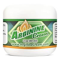 Arginine Cream - 2 oz - L-Arginine Nitric Oxide Support Supplement for Men & Women - Unscented