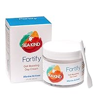 Fortify Cell Boosting Day Cream, Face Cream with Marine Actives, Anti-Aging Face Cream, Quick Absorbing and Non-Greasy, Face Cream for Women and Men, Suitable for All Skin Types, 2 fl oz