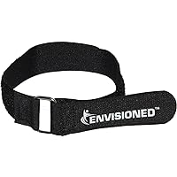 ENVISIONED Premium Cinch Straps with Stainless Steel Metal Ring (Buckle) 6 Pack - 3