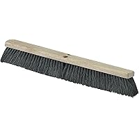 SPARTA Flo-Pac Horsehair-Blend Blend Sweep, Floor Sweep for Cleaning, 24 Inches, Black, (Pack of 12)