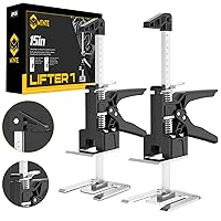 Arm Tool Lift 2PCS Labor Saving Handle，Multi-Function Height Adjustment Lifting Device,Wall Tile Locator, Door Panel Cabinet Jack Board Lifter,Men's Tool Weight 360lb, Lift Range 9.8in