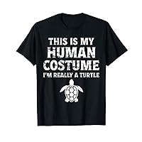 This Is My Human Costume I'm Really A Turtle Lovers Men T-Shirt