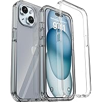 ORIbox for iPhone 15 Case Gray, [Military-Grade Drop Defense] [Rugged Dual-Layer Design] Anti-Fall Case for iPhone 15 Phone Case, Force Armor Series, 6.1 inch, Gray