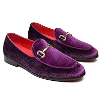 Men's Velvet Dress Loafers Fashion Wedding Party Prom Shoes