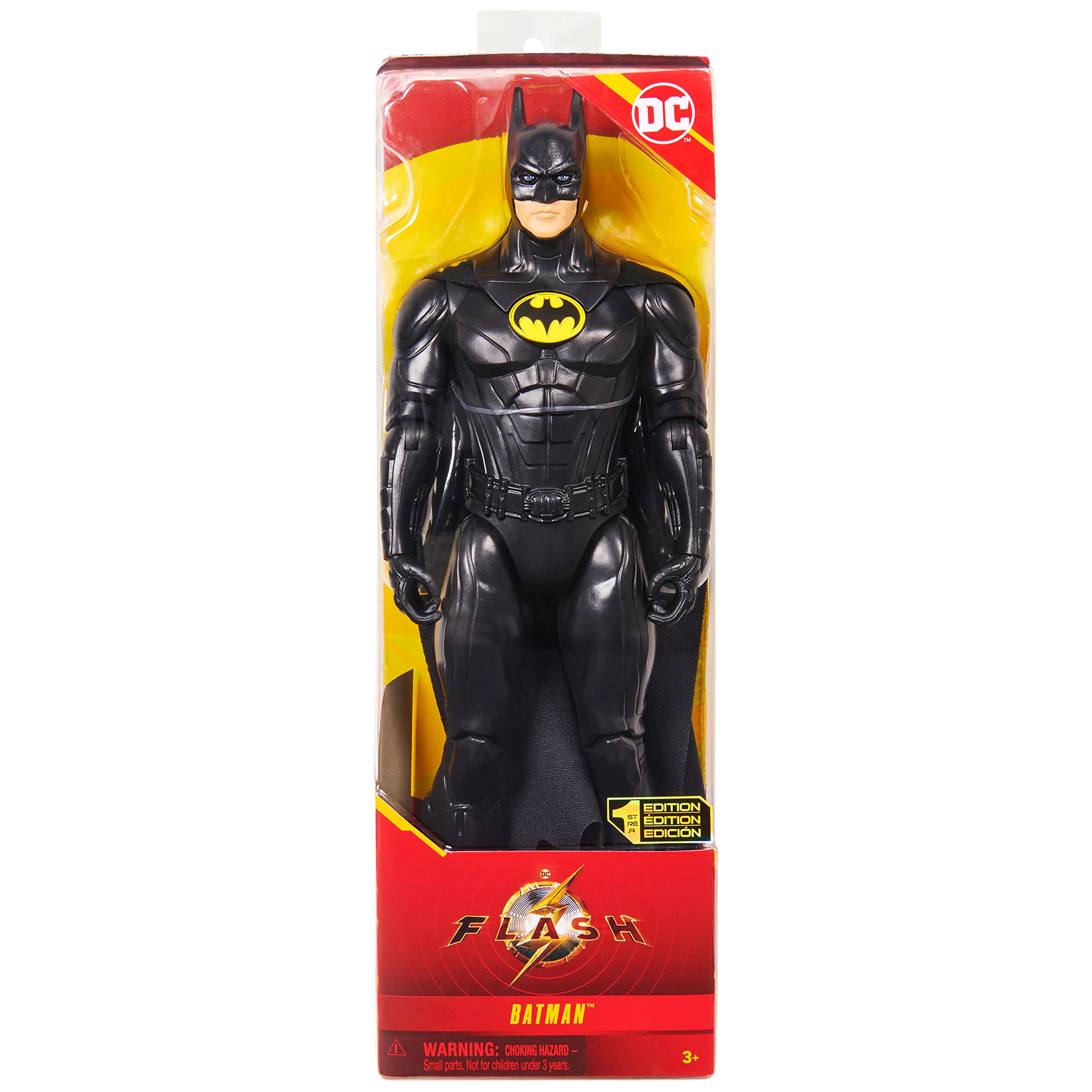 DC Comics, Batman Action Figure, 12-inch The Flash Movie Collectible, Kids Toys for Boys and Girls Ages 3 and up