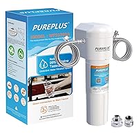 Under Sink Water Filter, 22000 Gallons, 99.99% Chlorine Reduction, NSF/ANSI Certified Direct Connect Under Counter Water Filtration System