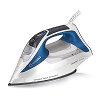 Reliable Velocity 240IR 1800W Steam Iron - Compact Vapor Generator Home Steam Iron for Clothes, Sewing, Quilting and Crafting Ironing, Anodized Aluminum Soleplate, Continuous Steam Ironing