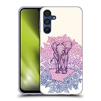 Head Case Designs Officially Licensed Micklyn Le Feuvre Cute Baby Elephant Animals Soft Gel Case Compatible with Samsung Galaxy A15