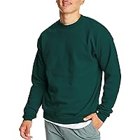 Men's Ecosmart Fleece Sweatshirt, Cotton-blend Pullover, Crewneck Sweatshirt for Men, 1 Or 2 Pack Available
