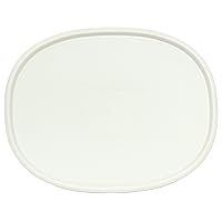 Corningware F-2-PC Oval French White Lid (Compatible with the 2.5qt or the 1.5qt) - Made in the USA