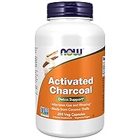 Supplements, Activated Charcoal Made from Coconut Shells, Non-GMO Project Verified, Detox Support*, 200 Veg Capsules