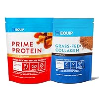 Equip Foods Prime Protein Powder Salted Caramel & Collagen Powder Chocolate