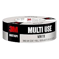 3M 3960-WH Duct Tape, 60 Yards, White
