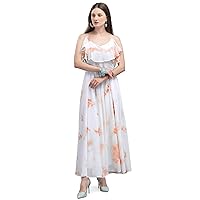 Women's Maxi Tie and Dye Pleated Dress