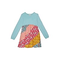PEEK Girl's Mixed Print Long Sleeve Dress (Toddler/Little Kids/Big Kids)