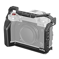 SmallRig X-T5 Camera Full Cage for FUJIFILM, Aluminum Alloy Camera Rig for Fujifilm XT5 with Shutter Button, Built-in QD Port, NATO Rails and Quick Release Plate for Arca - 4135