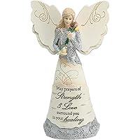 82348 Strength and Healing Angel Figurine, 6-1/2-Inch, White
