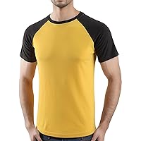 Men's Casual Vintage Slim Fit Short/Long Sleeve Sleeveless Active Sports Gym Workout Baseball Hiking Tee Shirts