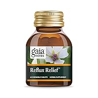 Reflux Relief - with Marshmallow Root, Chamomile, Aloe, Licorice, and High Mallow - Helps with Occasional Heartburn and Relieve Indigestion - 45 Chewable Tablets (45-Day Supply)