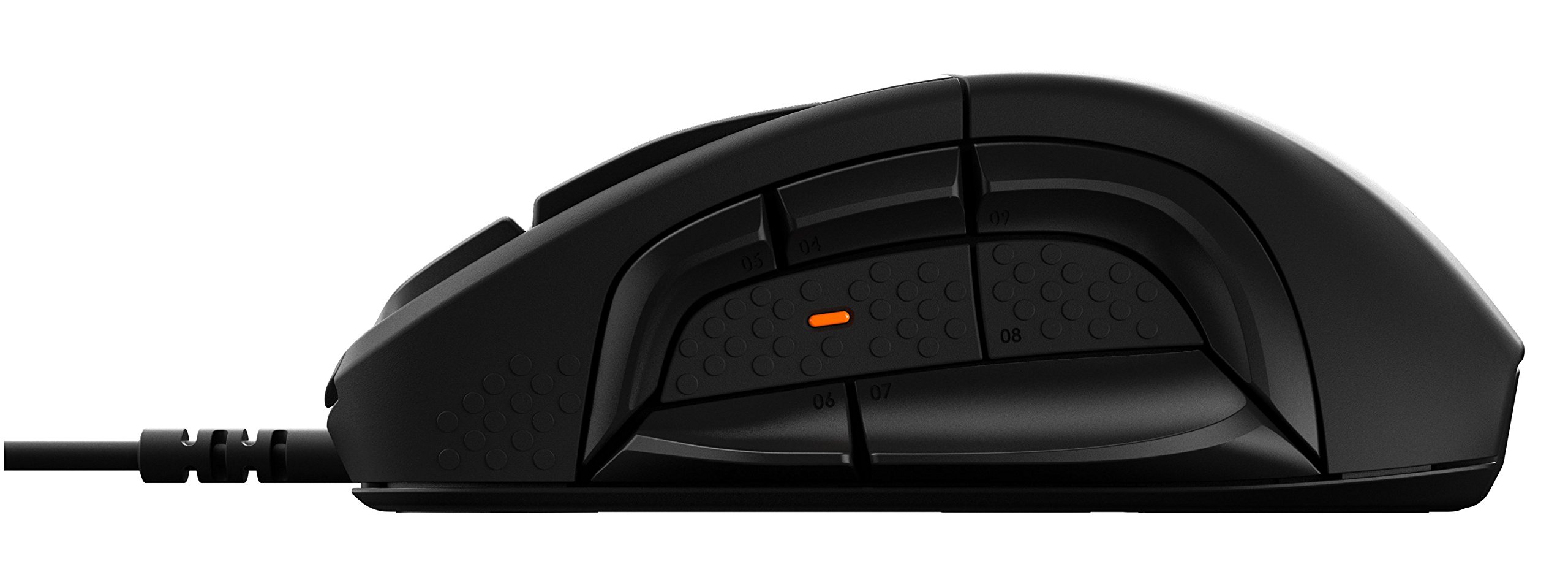 SteelSeries Rival 500 MMO/MOBA 15-Button Programmable Gaming Mouse - 16,000 CPI, Black