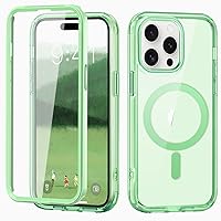 Mobile cover, Clear Case Compatible with iPhone 15 Pro Case,Shockproof Protective Dustproof Double Full Body Front with Screen Protector Anti Yellowing Case Compatible with iPhone 15 Pro 6.1