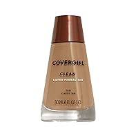 COVERGIRL Clean Makeup Foundation Classic Tan 160, 1 oz (packaging may vary)