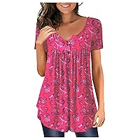 Womens Plus Size Tops Shirts Pink Going Out Top Cute Tops for Women Trendy Lace Tops for Women Cut Out Top Wrap Tops for Women Button Down Shirts for Women Black Shirts for Pink 3XL