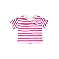 Girl's Pink Care Bears Striped Skimmer Tee 10/12