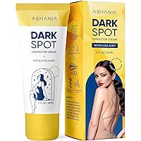 Ashania Dark Spot Remover Cream, Dark Spot Remover For Face and Body for Neck, Underarm, Elbows, Intimate Areas, Knees and Private Areas 2 FL OZ/60ML