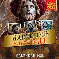 Marvelous Saint Paul Calendar 2025: 18 Months From Jul 2024 to December 2025 for Organizing & Planning Giftable Perfect Gift for Birthday, All Holiday| Perfect For Adults and Saint Paul Lover